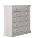 Commode 5 tiroirs Modena - Vintage White
