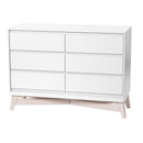 Ensemble bassinette et bureau double Pala - Blanc
