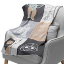 Couverture en tricot - The Force patchwork