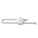 Slide lock with decoy button