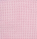 Couverture tricotée bambou - Rose