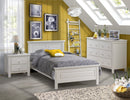 Table de nuit Caleb - Blanc