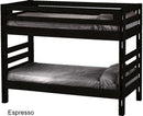 Lit superposé 39''/39" - Espresso