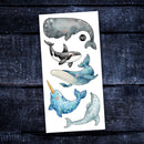 Tatouage - Les belles baleines