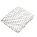Drap contour pour lit de bébé - Ornement Gris