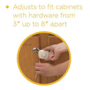 Verrou Flexible avec faux bouton